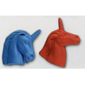 Unicorn Heads Stock Shape Pencil Top Eraser